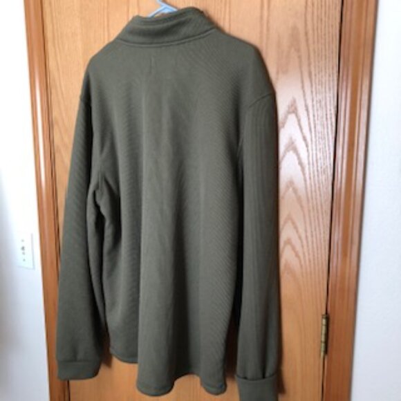B.C. Clothing Heritage Sherpa Men's Pullover Fleece Lined Waffle Sage Green XXL - Picture 4 of 8